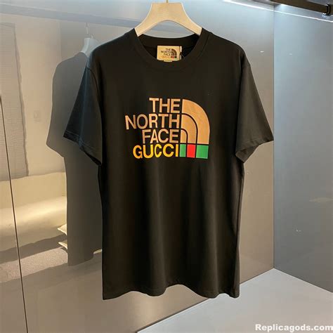 the north face and gucci t shirt